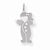 14k White Gold Cuddle Charm hide-image