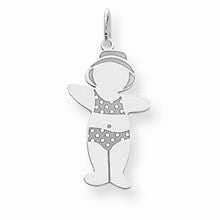 14k White Gold Cuddle Charm hide-image