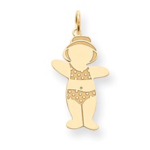 14k Gold Cuddle Charm hide-image