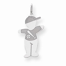 14k White Gold Cuddle Charm hide-image