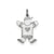 Kid Charm in Sterling Silver