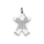 Kid Charm in Sterling Silver