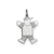 Kid Charm in Sterling Silver