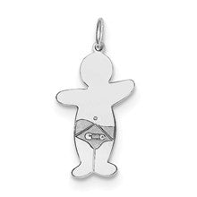 Sterling Silver Baby Boy Cuddle Charm hide-image