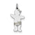 Sterling Silver Baby Girl Cuddle Charm hide-image