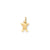 Solid Engravable Boy w/ Hat on Right Charm in 14k Gold