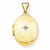 14k Gold Diamond Locket