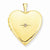 14k Gold 20mm w/ Diamond Heart Locket