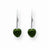 14k White Gold 5mm Heart Mount St. Helens Earring, Jewelry Earrings