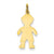 14k Gold Boy Charm hide-image