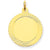 14k Gold Etched Design .018 Gauge Circular Engravable Disc Charm hide-image