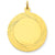 14k Gold Etched Design .018 Gauge Circular Engravable Disc Charm hide-image