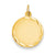 14k Gold Etched .009 Gauge Engravable Round Disc Charm hide-image