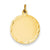 14k Gold Etched .035 Gauge Engravable Round Disc Charm hide-image