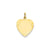 Etched .018 Gauge Engravable Heart Disc Charm in 14k Gold