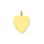 Etched .018 Gauge Engravable Heart Disc Charm in 14k Gold