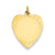 14k Gold Etched .018 Gauge Engravable Heart Disc Charm hide-image