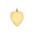 Etched .018 Gauge Engravable Heart Disc Charm in 14k Gold