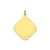 Patterned .018 Gauge Diamond-Shaped Engravable Disc Charm in 14k Gold