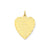 Patterned .018 Gauge Engravable Heart Disc Charm in 14k Gold