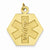 14k Gold Medical Jewelry Enameled pendant, Classy Pendants for Necklace