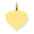 14k Gold Heart Disc Charm hide-image