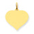 10k Yellow Gold Heart Disc Charm hide-image