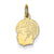 14k Gold Boy Head Charm hide-image