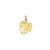 Girl Head Charm in 14k Gold