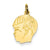 14k Gold Boy Head Charm hide-image