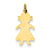 14k Gold Girl Charm hide-image