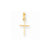 14k Gold Polished Cross Pendant, Fine Pendants for Necklace