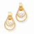 14k Yellow Gold Freshwater Cultured Pearl Earrings