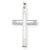 14k Gold White Cross Charm hide-image