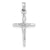 14k White Gold INRI Crucifix Charm hide-image