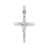 INRI Crucifix Charm in 14k White Gold