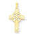 14k Gold Celtic Cross Charm hide-image