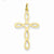 14k Gold Laser Designed Cross Pendant, Dazzling Pendants for Necklace