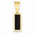 14k Gold Onyx Slide Pendant, Gorgeous Pendants for Necklace