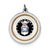 US Air Force Disc Charm in Sterling Silver