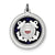 US Coast Guard Disc Charm in Sterling Silver