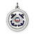 US Coast Guard Disc Charm in Sterling Silver