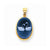 14k Gold 13x18 2 Swans Agate Cameo Pendant, Pendants for Necklace