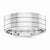 14k White Gold 8mm Fancy Wedding Band