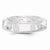 14k white gold fancy Wedding Band