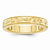 14k Yellow Gold fancy Wedding Band