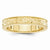 14k Yellow Gold fancy Wedding Band