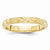 14k Yellow Gold hand engraved Wedding Band