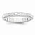 14k white gold hand engraved Wedding Band