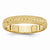 14k Yellow Gold 3mm Design Etched Wedding Band